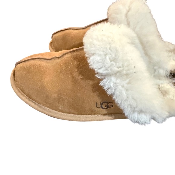 Ugg Scuffette II 5661 Suede Shearling Scuffs Slippers women's 6 Loungewear - Picture 1 of 6